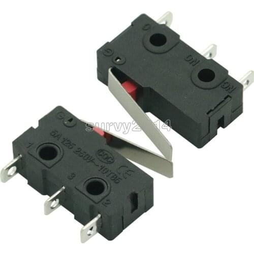 10PCS Tact Switch on off KW11-3Z 5A 250V Microswitch 3PIN Buckle New
