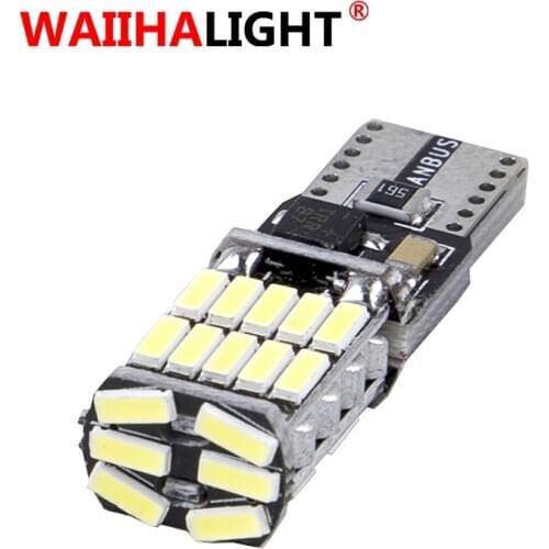 1X T10 W5w Canbus Car Interior Light 194 501 Led 26 4014 SMD Car Led Dome Reading Lights Bulb License Plate Light No Error 12V