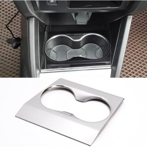 Stainless steel interior cup slot decorative molding cover trim for Lada Xray