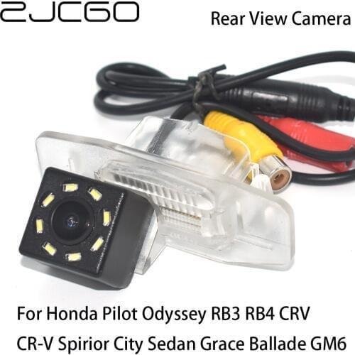 ZJCGO Car Rear View Reverse Back Up Parking Camera for Honda Pilot Odyssey RB3 RB4 CRV CR-V Spirior City Sedan Grace Ballade GM6