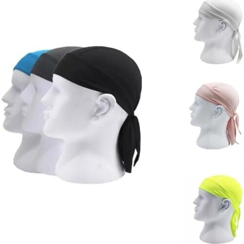 Quick Dry Pure Cycling Cap Head Scarf Summer Men Running Riding Bandana Headscarf Ciclismo Pirate Cap Headband Men Head Scarf