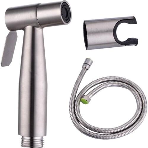 Black Bidet Toilet Sprayer Hygienic Shower Tap Stainless Steel Hand Shower Wall Mount Cleanse Bidets Faucet Bathroom accessories