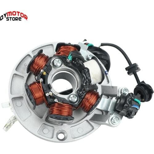 LF140 Engine 6 Coil Ignition Magneto Stator For Lifan 140 140cc 1P55FMJ Horizontal Kick Starter Engines Dirt Pit Bikes