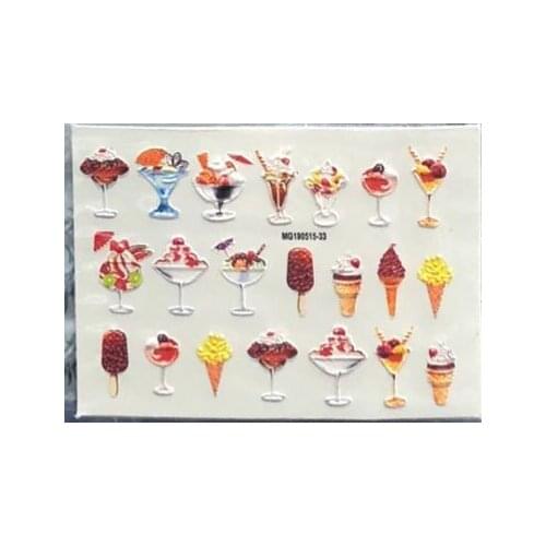 Fashio Acrylic Engraved Flowers Nail Sticker 6d diy Cubic Water Slide Decals Empaistic Embossment Basso-relievo Women Girl Gifts