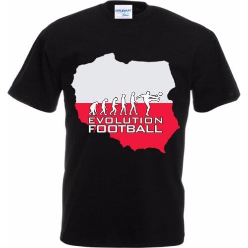 T Shirt Fashion Men O-Neck Casual Print T-shirt male Polish Poland footballer shirt Polska Fashion Tee shirt Hipster Cool
