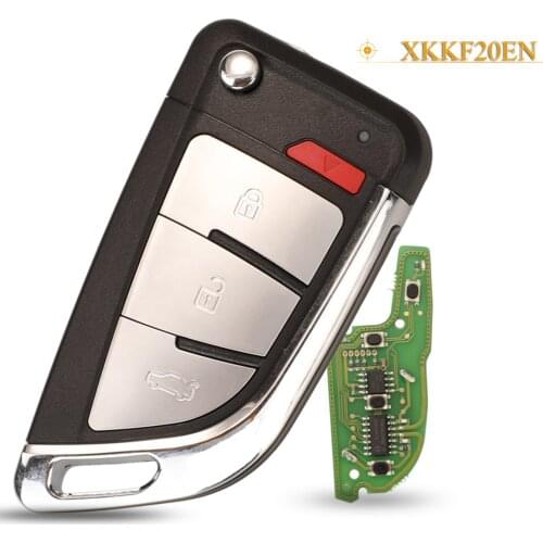 Kutery 4 Buttons Xhorse XKKF20EN Remote Control VVDI Wired Car Key Knife Type For BMW For VVDI2 Mini Key Tool