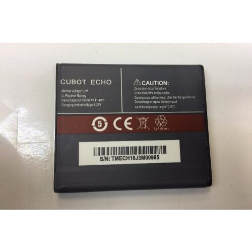 Jinsuli 100% New Original CUBOT ECHO Battery 3000mAh Replacement backup battery For CUBOT ECHO Cell Phone In Stock