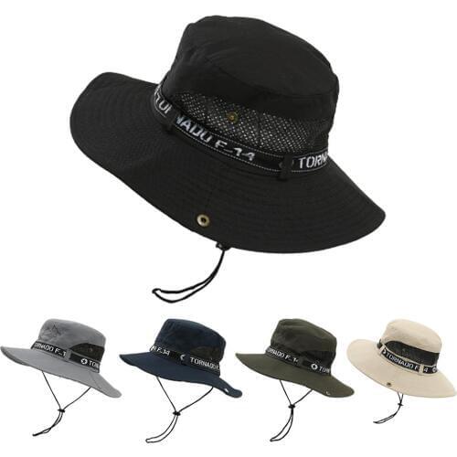 Summer Men Women Sun Hat Fishing Hat Cap Breathable Hat For Outdoor Hiking Travel Climbing Fisherman Hat