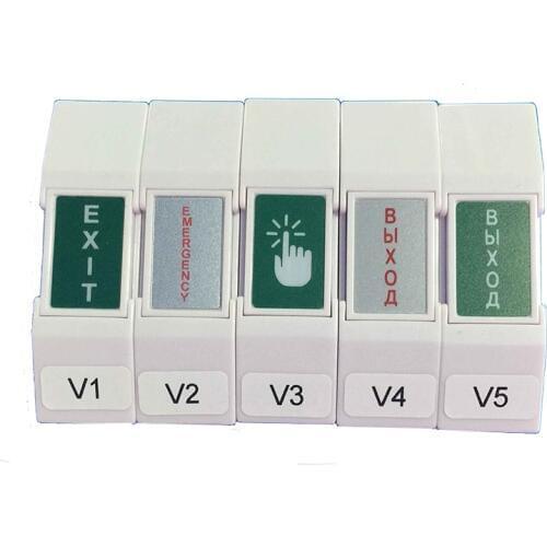 Small mini size plastic NO NC COM Door Access Exit Button