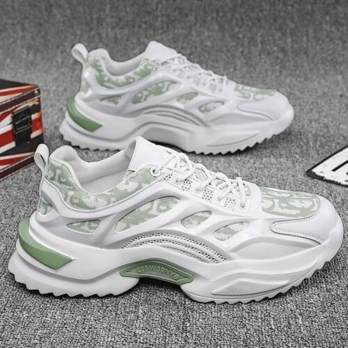 WWKK 2021 Fashion Sneakers Lightweight Men Casual Shoes Breathable Male Footwear Lace Up Walking Shoe