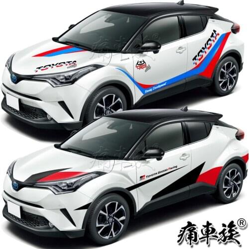 For Toyota IZOA C-HR Car Sticker Body Exterior Decoration Sticker IZOA C-HR Sport Exterior Modification