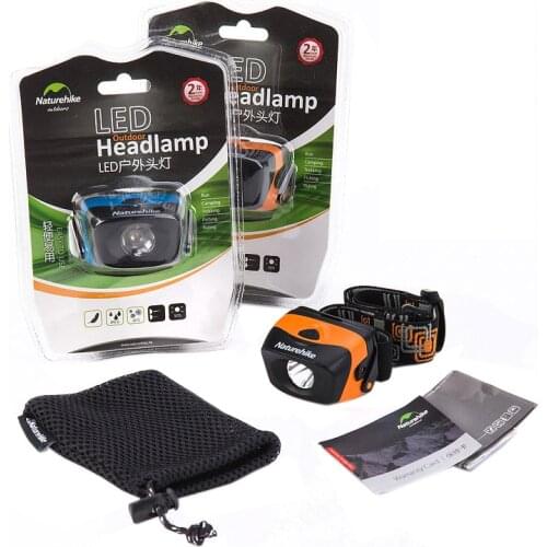 Naturehike Outdoor Camping Trekking Night Fishing Led Head Lamp Waterproof Lightweight