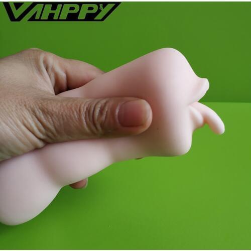 Mouth Masturbation Male masturbator 3D Vagina Erotic Sex toys Pocket pussy Masturbador masculino for Men extoy pour homme JA319