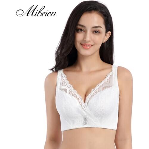 Sexy underwear women plus size lingerie femme Steel prop Underpinning big size bralette top female push up bra