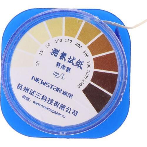 Chlorine Test Strips Water Quality Test Strip Swimming Pool Water Alkaline Acid Indicator Paper Testing Supplies #530