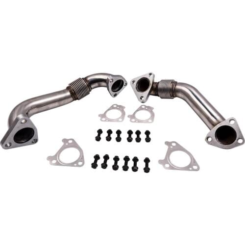 Ugraded Up Pipe Pipes for GMC Sierra Silverado 2500 3500 6.6L Duramax 2001-2016