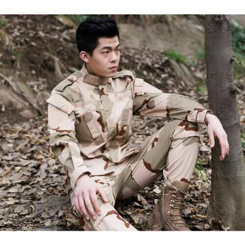 Military Tactical Us Army Special Forces GROUP desert Camo Combat Uniform SET