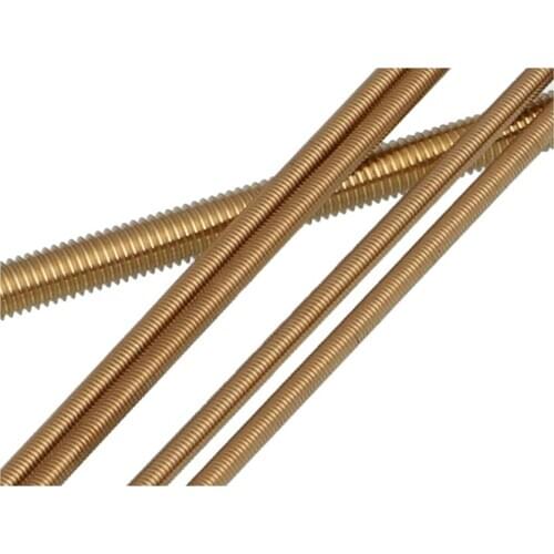 1-5PCS Threaded Rod Studding Screw Various Lengths M2 M2.5 M3 M4 M5 M6 M8 M10 M12