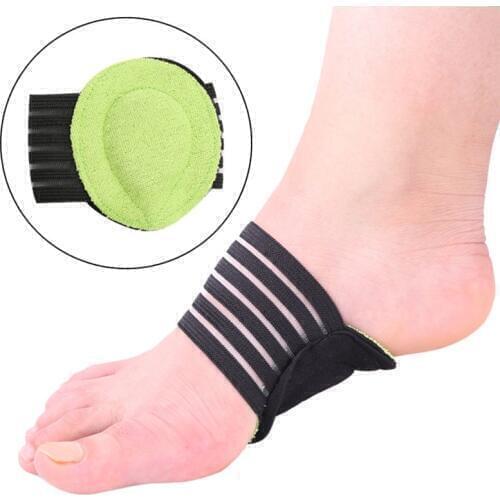 Mounchain Unisex 1pair Ankle Protection Breathable Foot Arc Thickened Foot Mat Sports Shoe Insole Pad Bandage Foot Strap