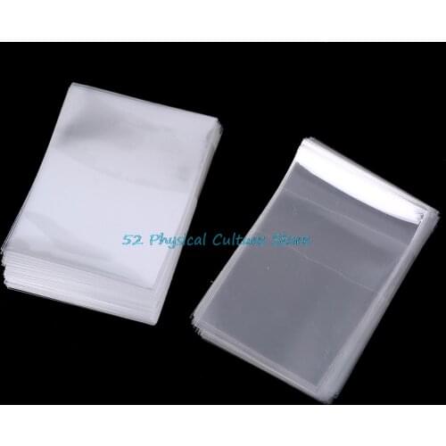100pcs Matte Cards Sleeves Protector For Trading Shield Magic Cover Transparent Card Holder 6.6cm /6cm X 9cm