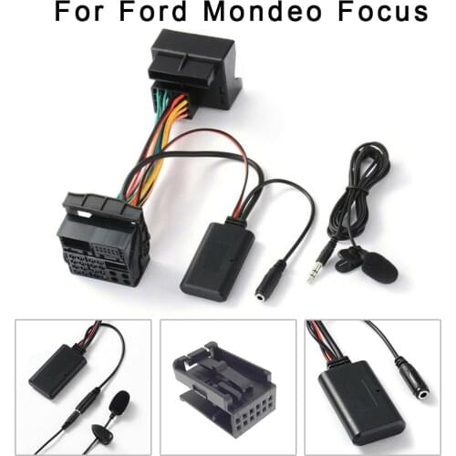 150CM Stereo Bluetooth Aux-in Audio Cable Harness Adapter For Ford 5000 CD 6000 CD 6006 CDC And Also CDXF214 Factory Installed