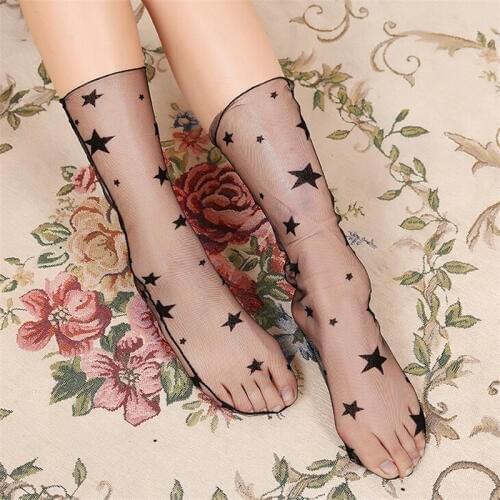 CC.AMILY Womens Black Socks
