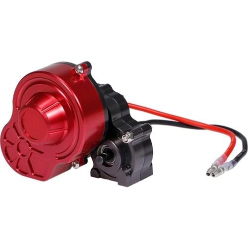 Center Gearbox Transmission with 540 Brushed Motor 55T for 1/10 RC Rock Crawler Axial SCX10 SCX10 II 90046