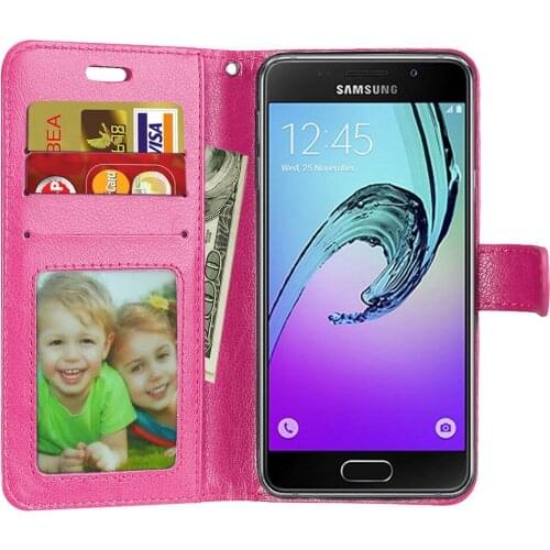 50pcs/lot free shipping Book Style Stand PU Leather +TPU Wallet Case for Samsung A3 2016/A5 2016/A7 2016/J3 2016/J5 2016/J72017