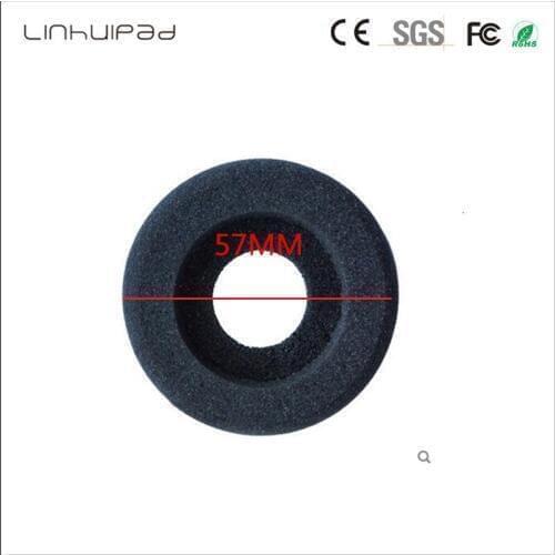 Linhuipad 58mm Black Hollow Foam Ear Pads for SP11 H251N HW251N H261N H51 HW291N Headset Headphone Cushion 500 pairs/Lot