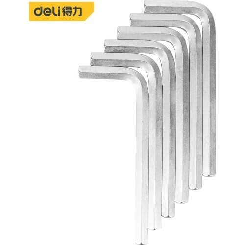 Deli L-Shape Wrench Metric Allen Hexagon Keys Set Long Arm Hex Key Wrench 8mm Chromium-Vanadium Steel Matte Home Repair Tools