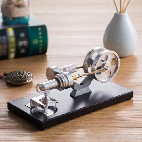 Hot Air Stirling Engine Education Toy Electricity Power DIY Kits