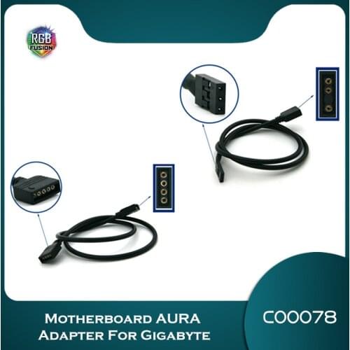 SYNC Header GIGA Motherboard AURA Adapter Cable 5Pin-4Pin 12V / 3Pin- VDG 3Pin 5V AURA