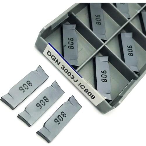 DGN3003J IC908 Grooving inserts Cutting tool CNC metal lathe tools DGN 3003J high quality Grooving turning tool