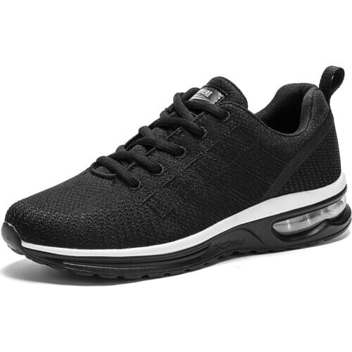 Running Shoes Breathable Lace-up Sneakers 2020 Spring New Outdoor Couple Cushion Shoes Brand Fitness Shoes Mens Gym Shoes Sports