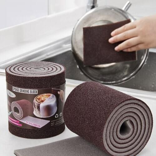 Kitchen Utensils 102M Eraser Multi Purpose for Household Pan Pot Dish Sponges Coffee Cleaning Tools 1Roll Anti-microbial