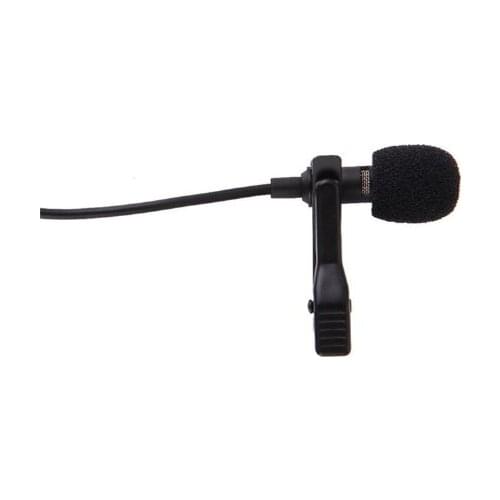 YTC251Mini 3.5mm Jack Microphone Lavalier Tie Clip Microphones Microfono Mic For Speaking Speech Lectures 1.5m Long Cable