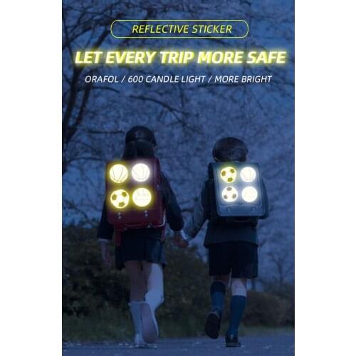 ORAFOL 600 candle light Basketball Reflective sticker car motorbike bicycle scooter decal sticker bag sticker helmet sticker