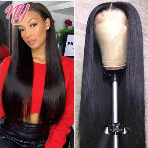 Straight Lace Front Wig Cheap Virgin Human Hair Wigs For Women 13x4 4X4 180 Density Thick Large Size For Big Head Swiss Lace
