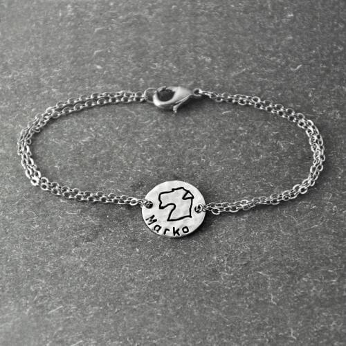 Personalized Dog Bracelet , alloy Dog Pendant, Personalized Pets name, Dog Lover Gift, Airedale Terrier bracelet, dog bracelet