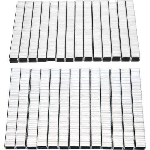 3250Pcs Pneumatic Electric U/Door Shaped Nail Gun Steel Hardware Fasteners Nails for Staple Gun Stapler 1008F(8mm) / 1010F(10mm)