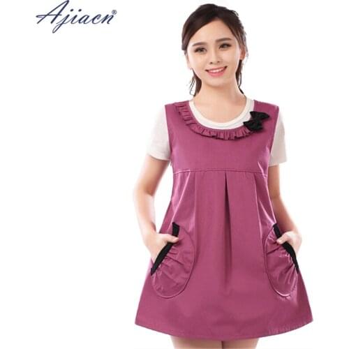 Genuine anti-electromagnetic radiation Maternity round neck dress Mobile phone, computer, WIFI EMF shielding Maternity clothes