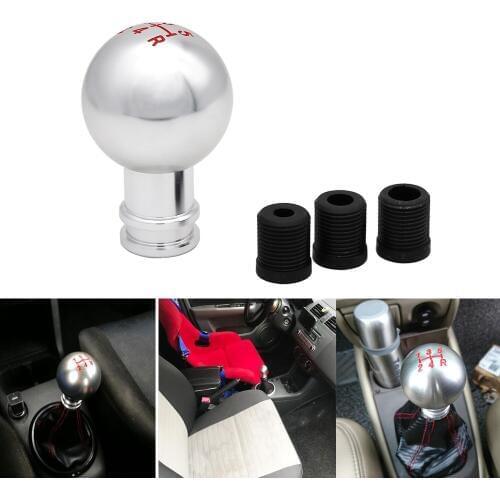 Universal Round Ball Car SUV Manual 5 Speed Gear Shift Knob Shifter Lever Handle For Lexus Toyota Ford Peugeot Citroen Nissan