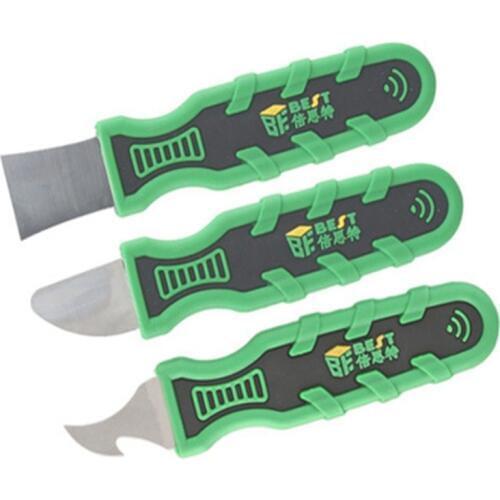 Stainless Steel Cleaning Blade Scraper Solder Paste Tin Stirring Knife Glue Remover for Mobile Phone Tablet BGA Repair Hand Tool