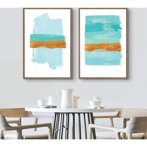 Nordic Modern Abstract Watercolor Home Living Room Decorative Painting creative Watercolor graffiti painting canvas art