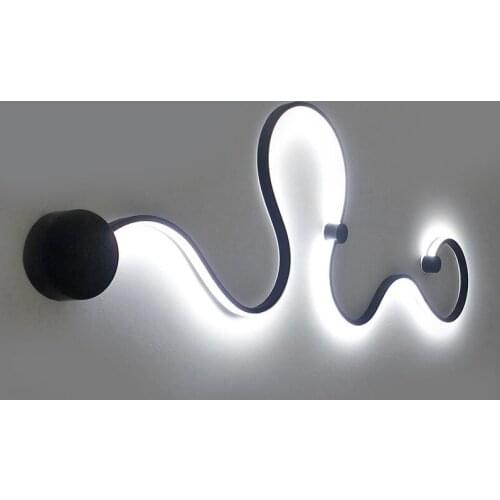 Modern decoration wall led light For Bedroom White Or blackwall mounted lamps For Living Room Aisle Corridor minimalist led lamp