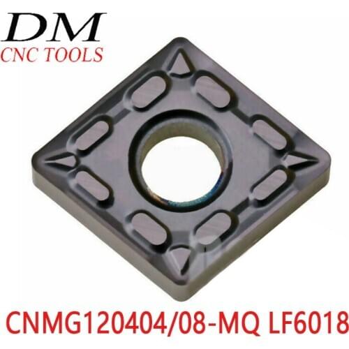 10pcs CNMG120404-MQ LF6018/CNMG120408-MQ LF6018 CNMG432 Carbide turning Inserts For Stainless steel