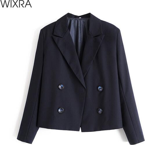 Wixra Women's Blazers With Short Sleeves