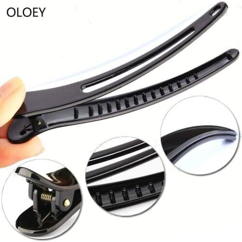 4Pcs/set Alligator Clips For DIY Sectioning, Haircuts, Coloring & Styling Duckbill Hair Clips For Stylists