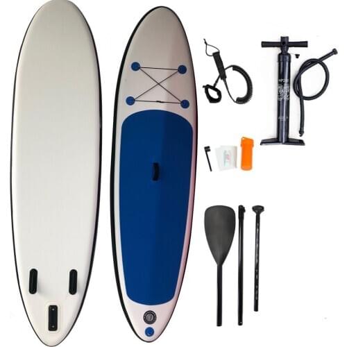 10ft Stand Up Paddle Boards Inflatable SUP Board Surfboard - Beginners Kit. Adjustable Paddle, Come with Air Pump Accessary