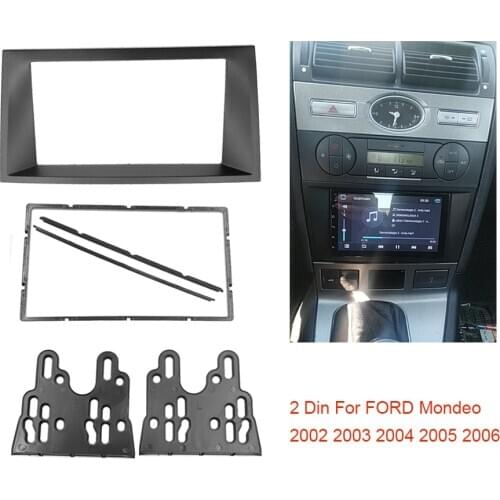 173*98mm 2 Din Car Radio Fascia For Monder 2002 - 2006 DVD Stereo Frame Panel Mounting Dash Installation Bezel Trim Kit